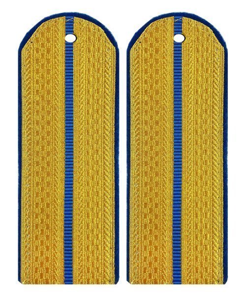 Погоны парадные юстиции один просвет