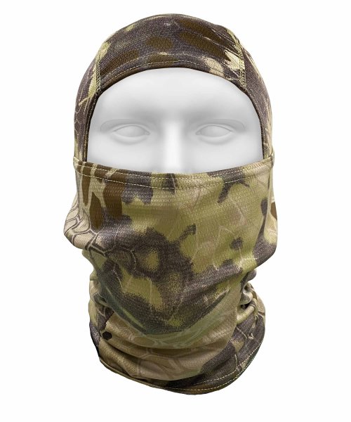 Превью Маска балаклава трикотажная лесной питон &mdash; 1