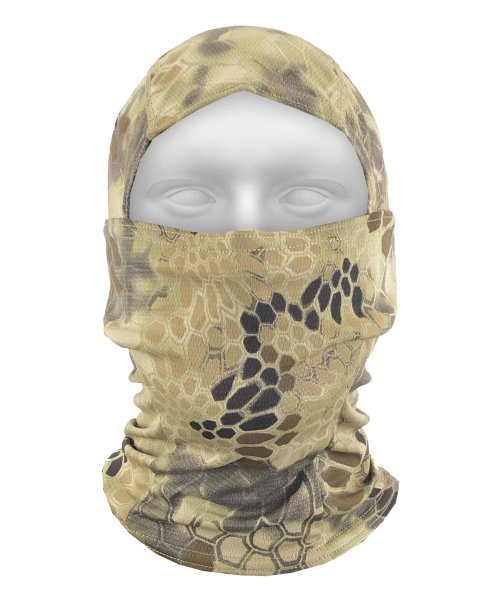 Маска балаклава трикотажная светлый питон &mdash; 2
