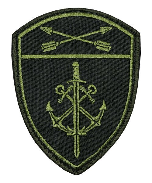 Шеврон Росгвардия полевой Морская часть СО на липе &mdash; 1