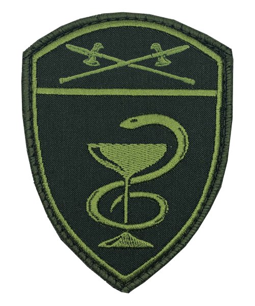 Шеврон Росгвардия полевой Медицинская часть УО на липе