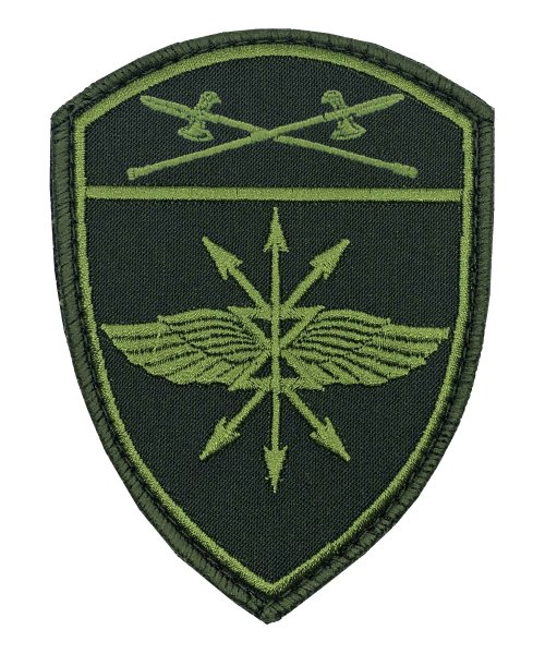 Шеврон Росгвардия полевой Подразделение связи УО на липе &mdash; 1