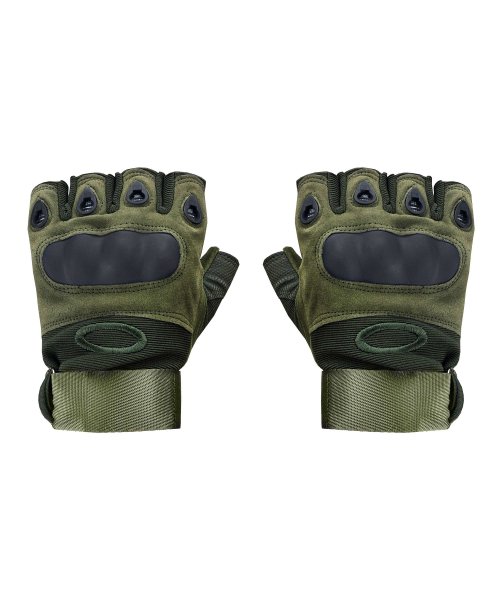 Перчатки беспалые защитные оливковые