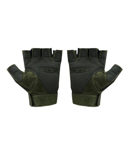 Перчатки беспалые защитные оливковые &mdash; 2