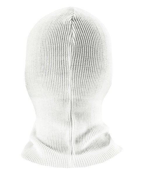 Маска спецназ белая полушерсть со ртом &mdash; 3