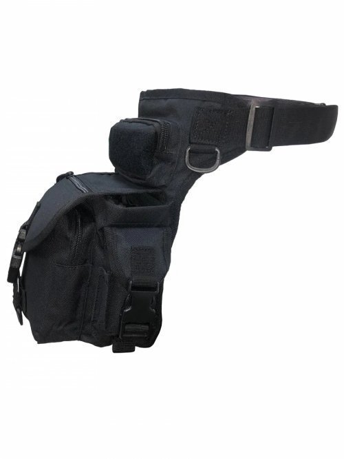 Сумка набедренная черная &mdash; 3