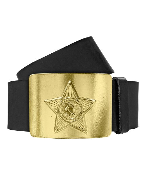 Ремень солдатский СССР черный