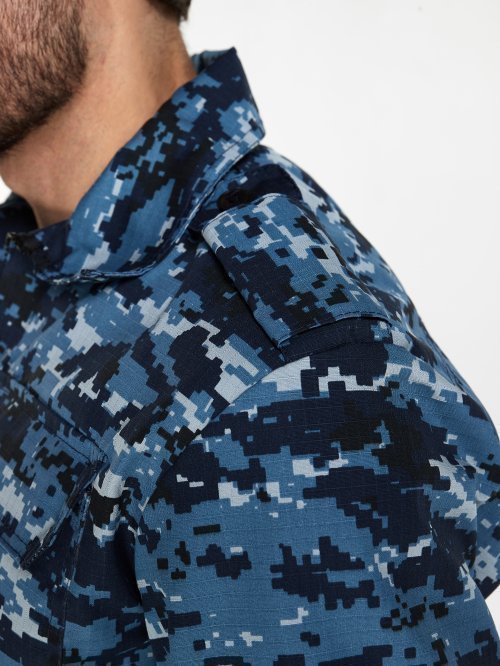 Костюм охранника цифра синяя рипстоп &mdash; 5