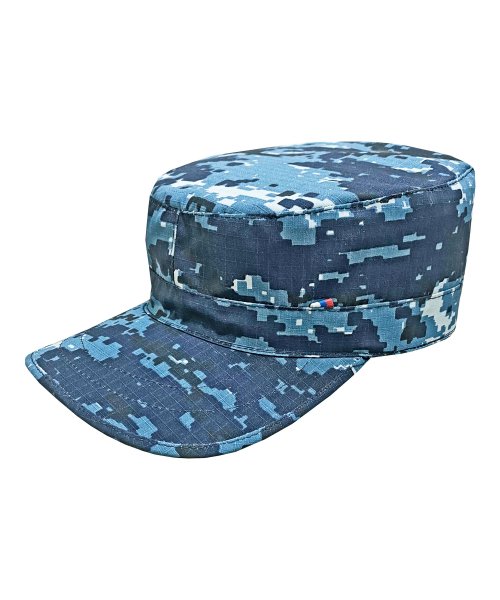 Кепи цифра синяя светлая рипстоп &mdash; 1