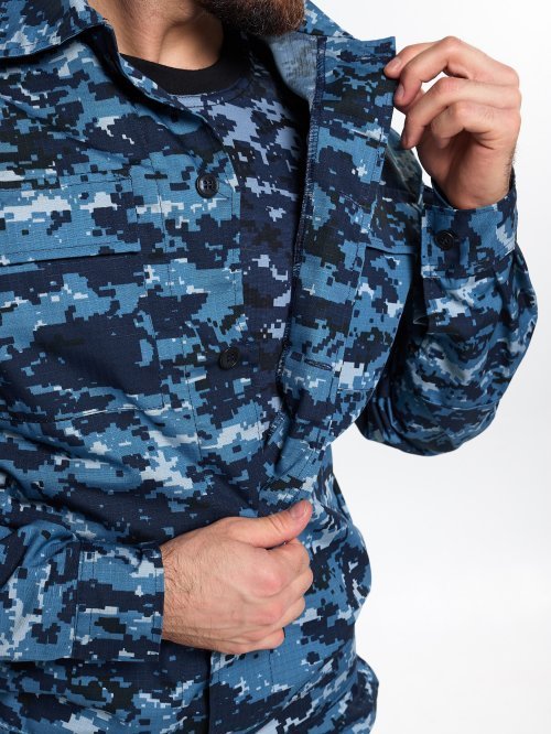 Костюм спецназ цифра синяя рипстоп &mdash; 7