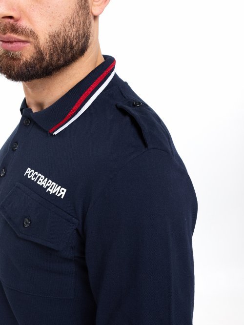 Футболка поло росгвардии длинный рукав &mdash; 4