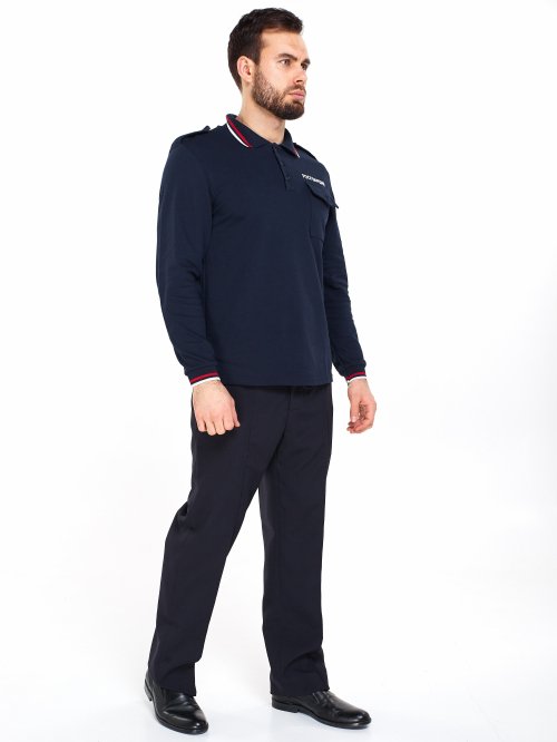 Футболка поло росгвардии длинный рукав &mdash; 6