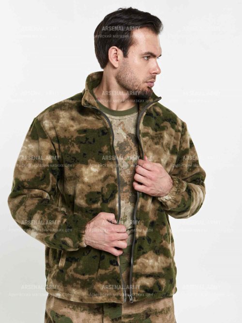 Толстовка флисовая мох &mdash; 2