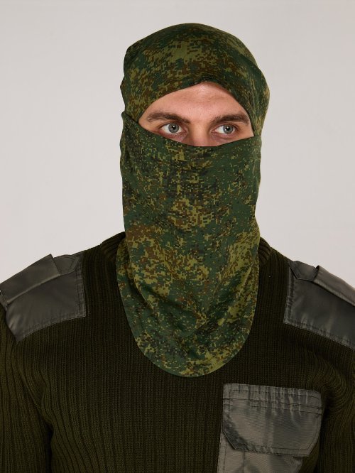 Маска балаклава цифра зеленая