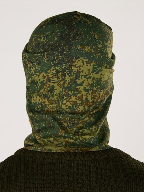 Маска балаклава цифра зеленая &mdash; 3