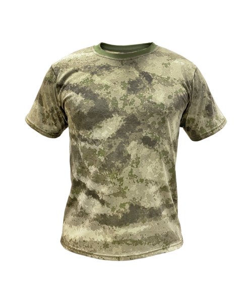 Футболка камуфляжная бежевый мох