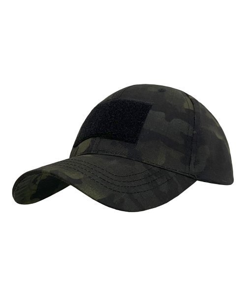 Бейсболка тактическая черный мультикам