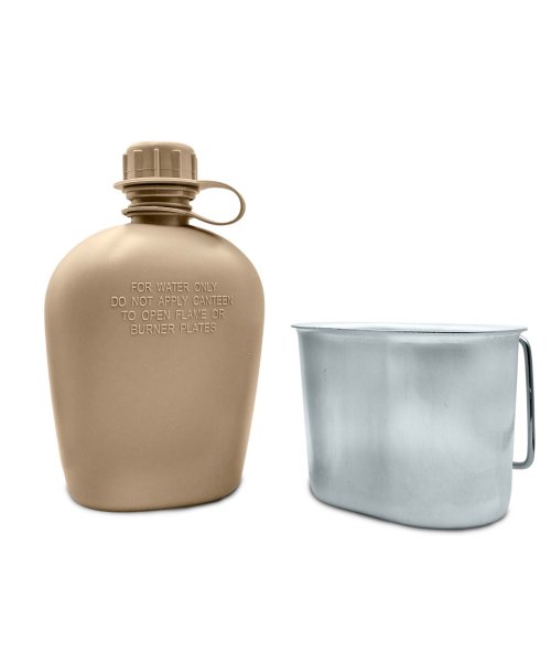 Фляжка мультикам пластиковая с алюминиевым котелком &mdash; 3
