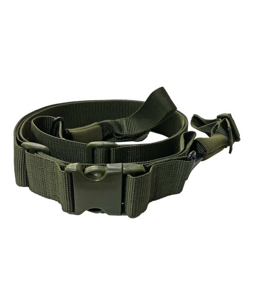 Превью Ремень ружейный тактический трехточечный оливковый (стропа 40 мм.) &mdash; 1