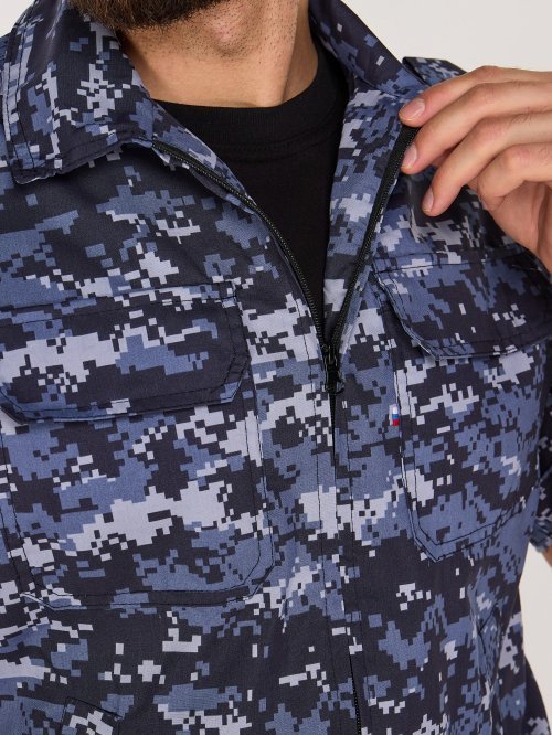 Костюм Росгвардии синяя точка короткий рукав &mdash; 3