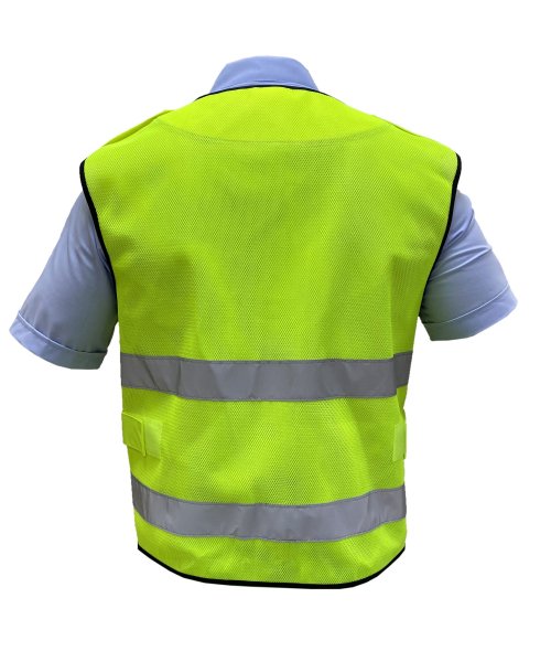 Жилет сигнальный сетка нового образца без надписи &mdash; 2