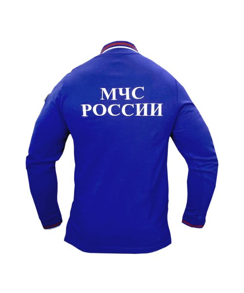Футболка поло МЧС длинный рукав &mdash; 2