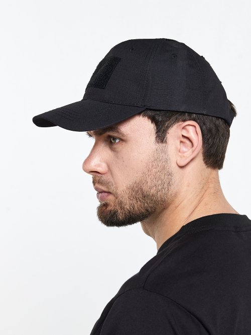 Бейсболка тактическая черная &mdash; 3