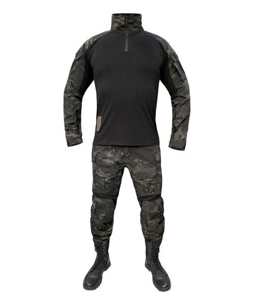 Костюм тактический черный мультикам &mdash; 1