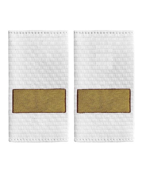 Фальшпогоны жаккардовые полиции белые старший сержант