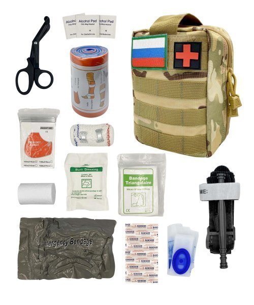 Аптечка тактическая укомплектованная мультикам &mdash; 4