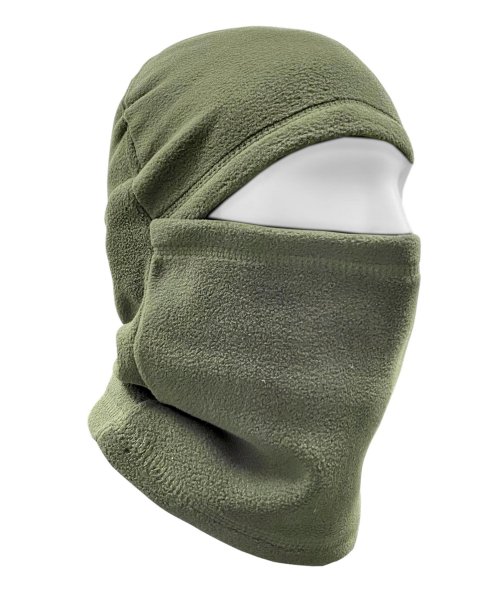 Маска балаклава оливковая флисовая &mdash; 2