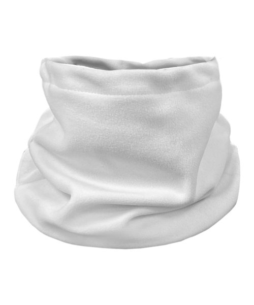 Шарф флисовый белый