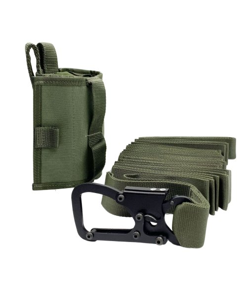 Комплект эвакуационный стропа 5.5 с карабином и подсумком &mdash; 1