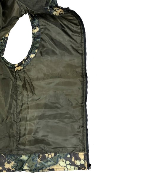 Жилет соты желтые на синтепоне с флисом &mdash; 3