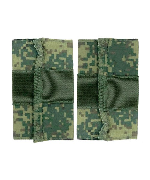 Фальшпогоны пиксель зеленый cтарший сержант &mdash; 2