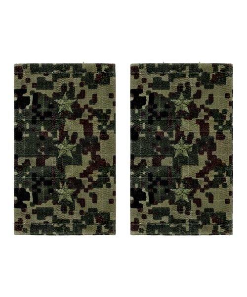 Фальшпогоны пиксель зеленый старший прапорщик &mdash; 1