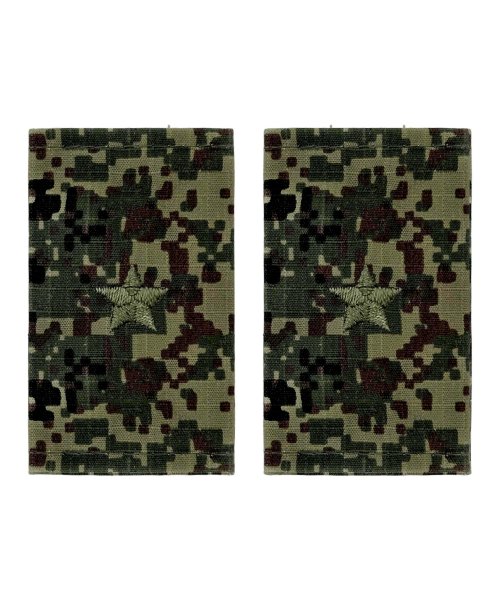 Фальшпогоны пиксель зеленый майор &mdash; 1