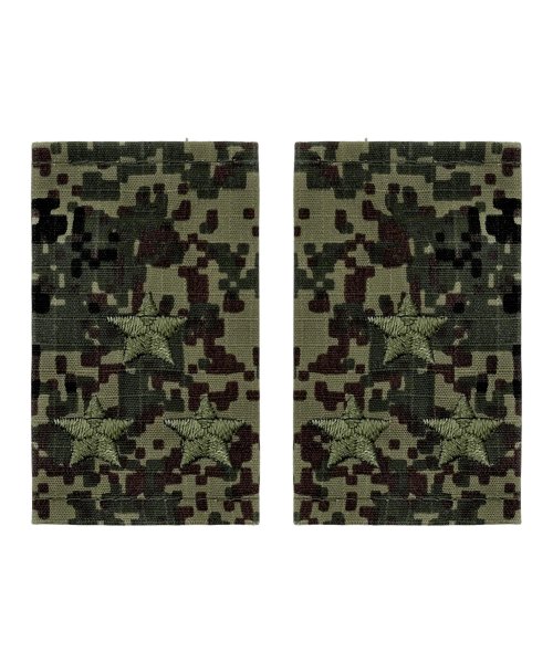 Фальшпогоны пиксель зеленый полковник &mdash; 1