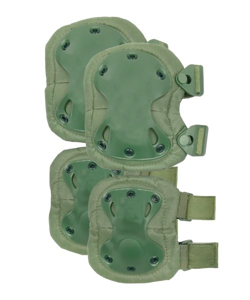 Комплект наколенники + налокотники оливковые