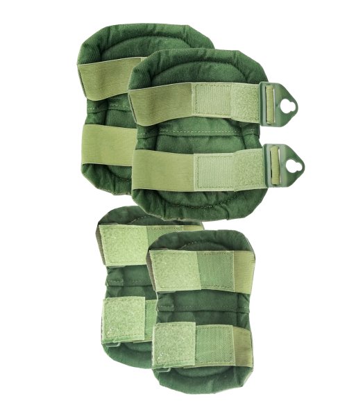 Комплект наколенники + налокотники оливковые &mdash; 2