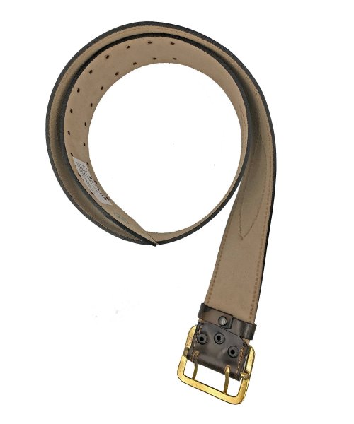 Ремень офицерский кожаный КМФ латунь &mdash; 4