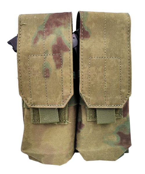 Подсумок мох двойной с клапаном для магазинов АК &mdash; 1
