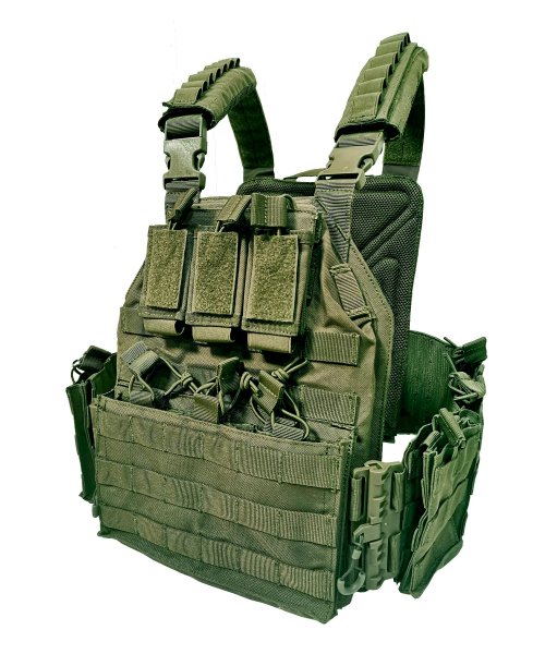 Бронежилет БР-4 с боковыми карманами и подсумками &mdash; 1
