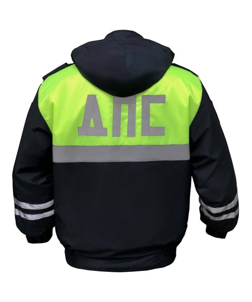 Ветровка ДПС синтепон желтая вставка шевроны старого образца &mdash; 2