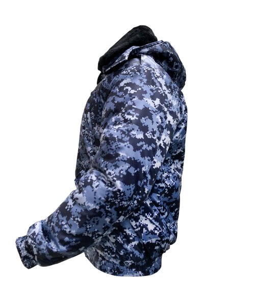 Куртка охрана цифра синяя &mdash; 3