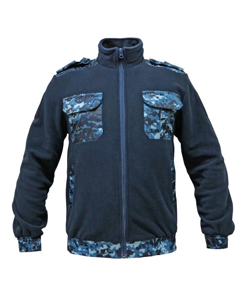 Куртка флисовая цифра синяя &mdash; 1