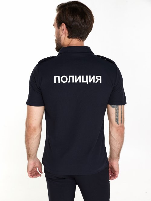 Футболка поло полиция нового образца &mdash; 2