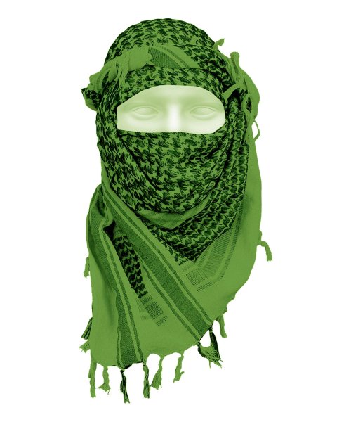 Шарф арафатка зеленая &mdash; 1