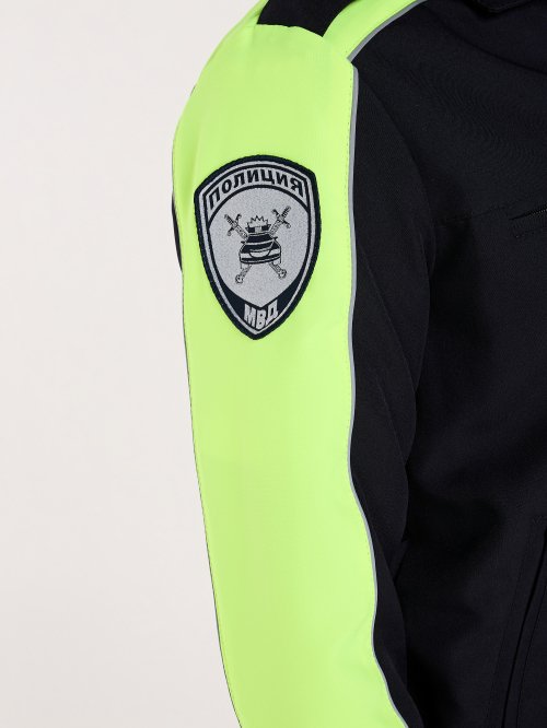 Костюм ГИБДД ДПС габардин с желтой вставкой нового образа &mdash; 4
