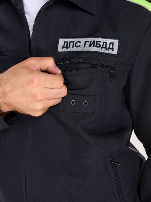 Костюм ГИБДД ДПС габардин с желтой вставкой нового образа &mdash; 5